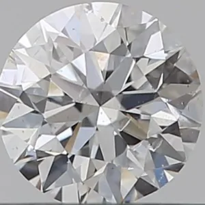 0.3 Carat Round D SI2 Natural Diamond