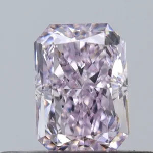 0.32 Carat Radiant Fancy Light Pink VS2 Natural Diamond