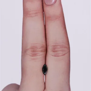 0.34 Carat Marquise Fancy Black VVS2 Natural Diamond