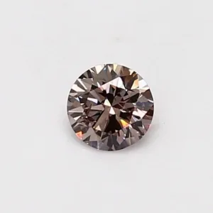 0.34 Carat Round Fancy Brown SI2 Natural Diamond