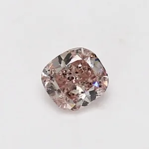 0.42 Carat Cushion Brilliant Fancy Pink Natural Diamond