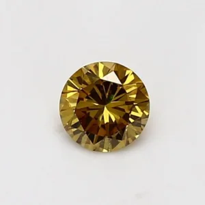 0.43 Carat Round Fancy Deep Brown Natural Diamond