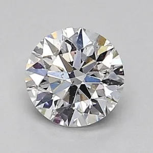 0.46 Carat Round D SI2 Natural Diamond