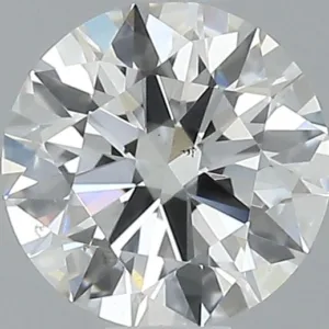 0.46 Carat Round F SI1 Natural Diamond