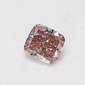 0.48 Carat Cushion Brilliant Fancy Intense Pink SI1 Natural Diamond