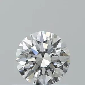 0.51 Carat Round F VVS1 Natural Diamond