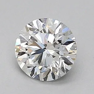 0.51 Carat Round F VVS2 Natural Diamond
