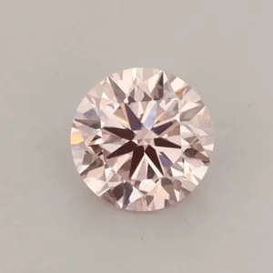 0.52 Carat Round Fancy Intense Pink VVS2 Lab Diamond