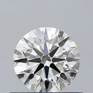 0.52 Carat Round I VVS2 Natural Diamond