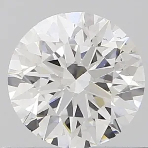 0.58 Carat Round E SI1 Natural Diamond