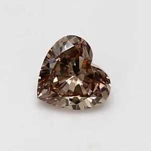 0.6 Carat Heart Fancy Brown Natural Diamond