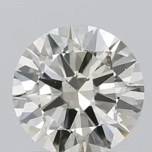 0.7 Carat Round M VS2 Natural Diamond