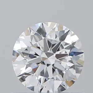 0.71 Carat Round D VVS2 Natural Diamond