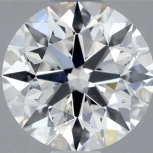 0.77 Carat Round D SI1 Natural Diamond