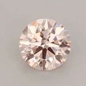 0.77 Carat Round Fancy Intense Pink VS1 Lab Diamond
