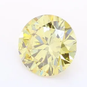 1 Carat Round Fancy Light Brown VS1 Lab Diamond