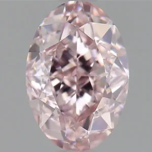 1.01 Carat Oval Fancy Pink VS1 Natural Diamond