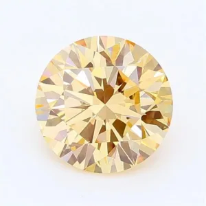 1.07 Carat Round Fancy Light Yellow VS1 Lab Diamond