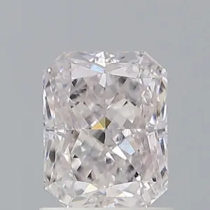 1.1 Carat Radiant Fancy Light Pink SI2 Natural Diamond
