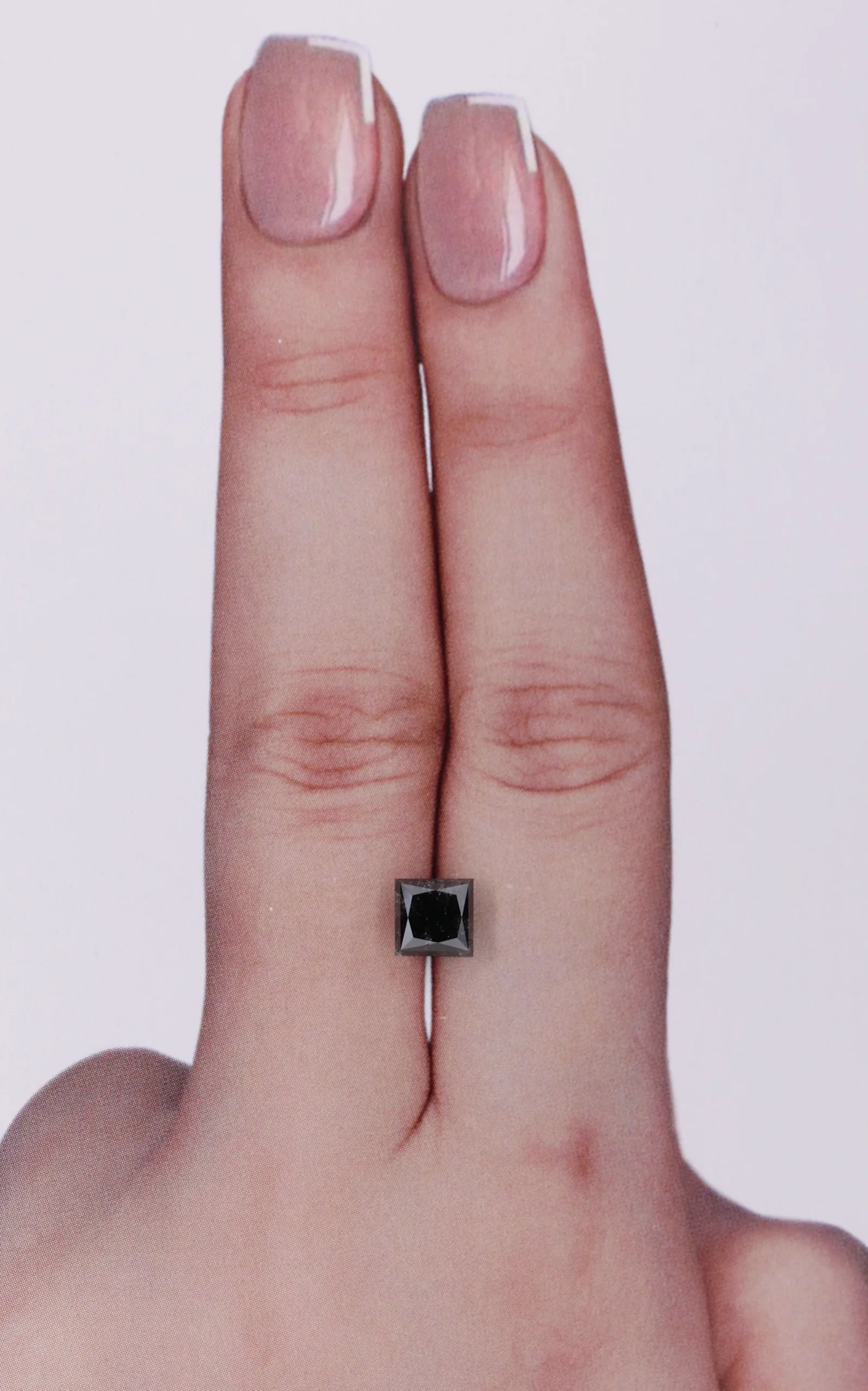 1.11 Carat Princess Black Natural Diamond 1 1.11 Carat Princess Black Natural Diamond