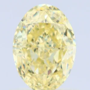 1.13 Carat Oval Faint Yellow VS2 Natural Diamond