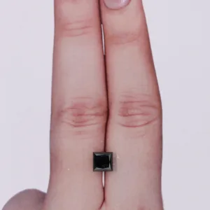 1.18 Carat Princess Black Natural Diamond