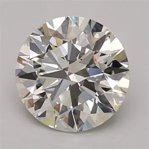 1.21 Carat Round Fancy Vivid Green VVS2 Lab Diamond