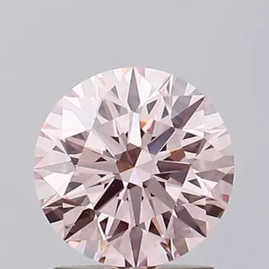 1.47 Carat Round Fancy Intense Pink VS1 Lab Diamond