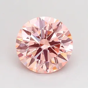 1.51 Carat Round Fancy Intense Pink VS1 Lab Diamond