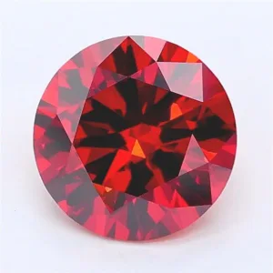 1.54 Carat Round Fancy Deep Orange VS1 Lab Diamond
