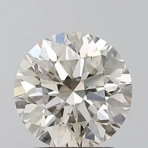 1.7 Carat Round K SI1 Natural Diamond