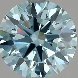 1.95 Carat Round Fancy Vivid Blue VS1 Lab Diamond