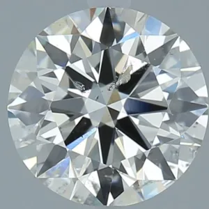 2.01 Carat Round H SI2 Natural Diamond