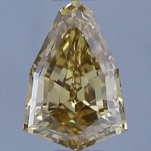 2.01 Carat Shield Fancy Yellow VS2 Natural Diamond