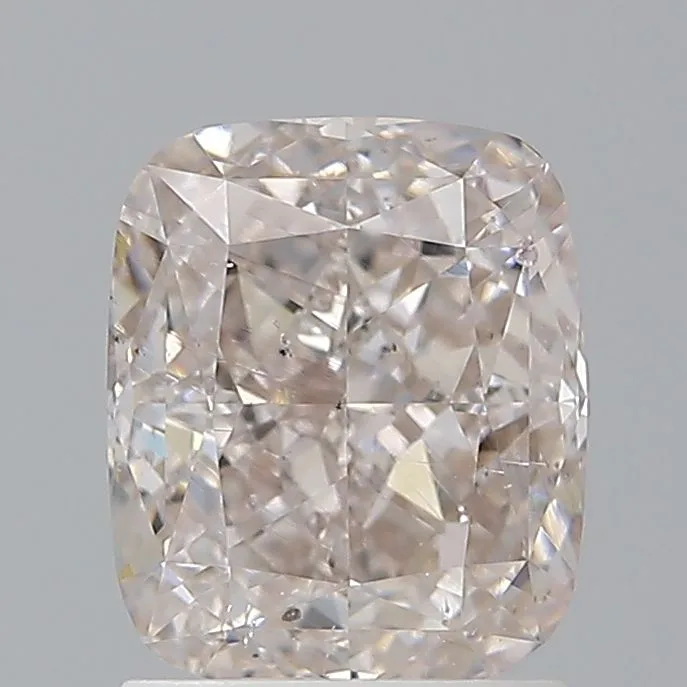 2.02 Carat Cushion Modified Fancy Light Brown Pink SI2 Natural Diamond 1 2.02 Carat Cushion Modified Fancy Light Brown Pink SI2 Natural Diamond