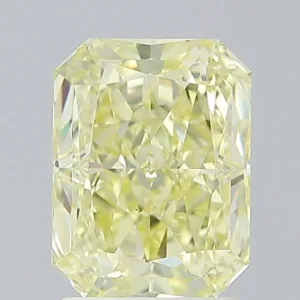 2.02 Carat Radiant Fancy Yellow VS1 Natural Diamond