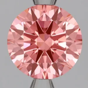 2.02 Carat Round Fancy Vivid Pink VS1 Lab Diamond