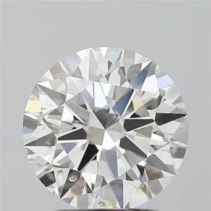 2.02 Carat Round H SI2 Natural Diamond