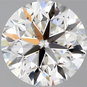 2.04 Carat Round H SI2 Natural Diamond