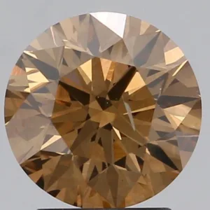 2.07 Carat Round Fancy Brown SI2 Natural Diamond