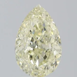 2.08 Carat Pear Violet VVS2 Natural Diamond