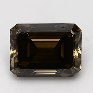 2.2 Carat Emerald Fancy Dark Brown Natural Diamond