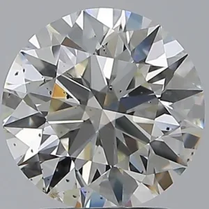 2.21 Carat Round J SI2 Natural Diamond