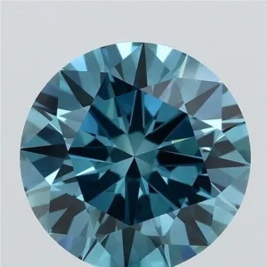 2.51 Carat Round Fancy Vivid Blue VS1 Lab Diamond