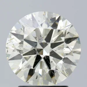 2.53 Carat Round N SI2 Natural Diamond