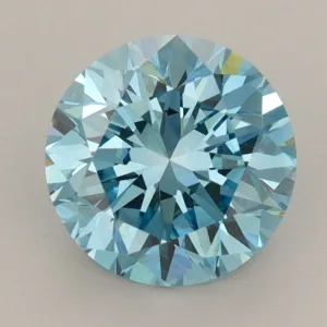 2.59 Carat Round Fancy Vivid Blue VS1 Lab Diamond