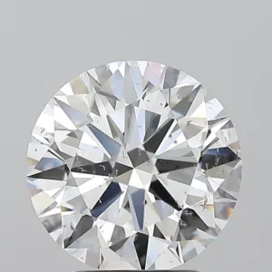 3.01 Carat Round D SI2 Natural Diamond