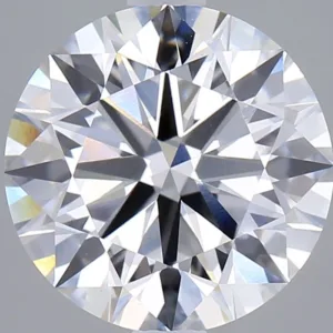 3.01 Carat Round F VVS2 Lab Diamond