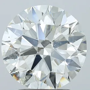 3.03 Carat Round K SI2 Natural Diamond