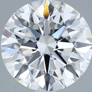 3.04 Carat Round F VVS2 Lab Diamond